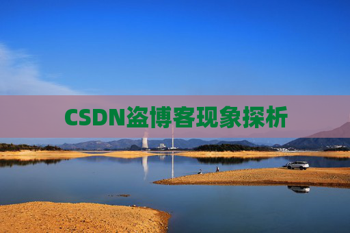 CSDN盗博客现象探析 CSDN盗博客现象探析